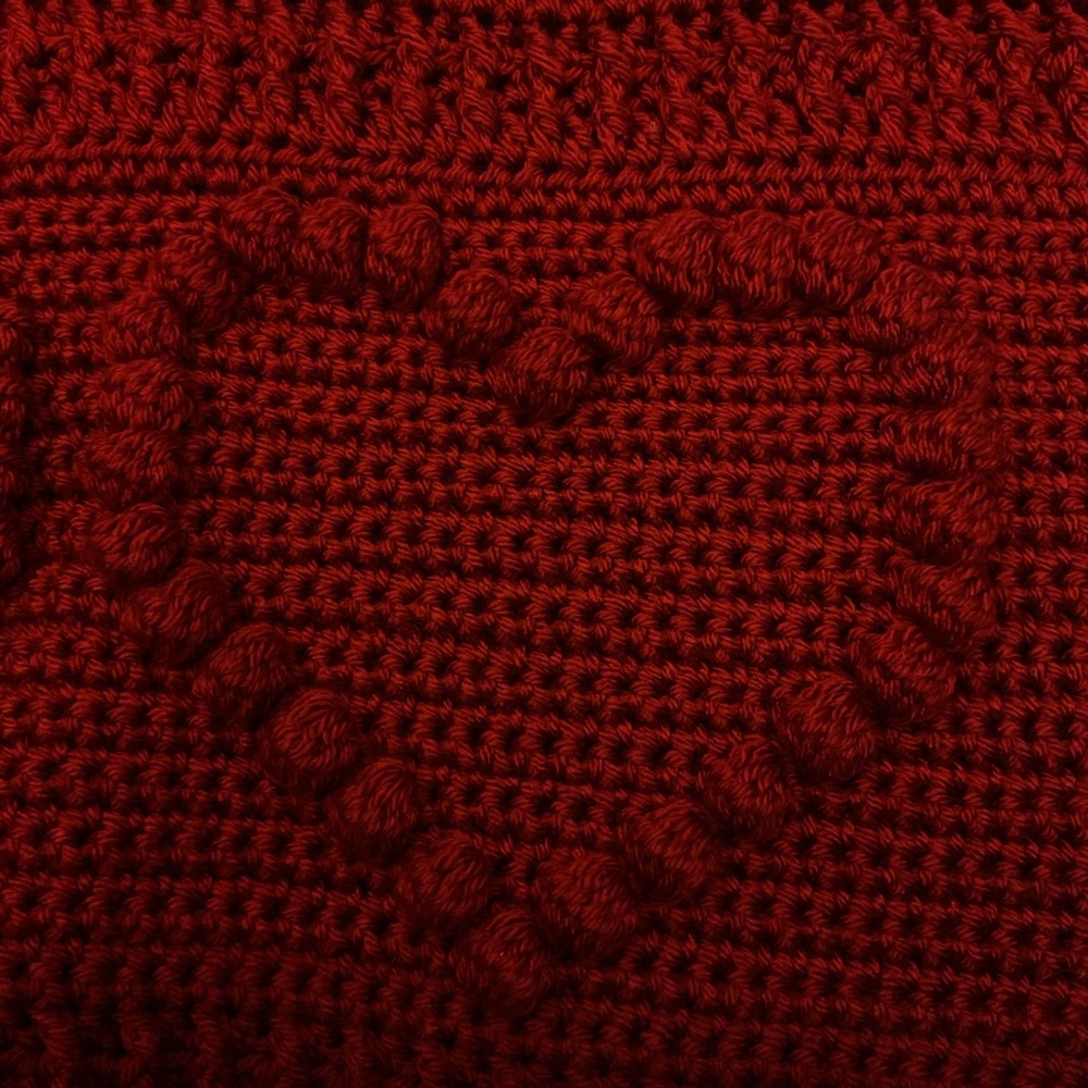 Crochet Heart Blanket - Picture 7 of 8